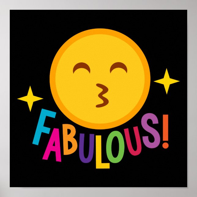 Fabulous Emoji Poster (Framsidan)