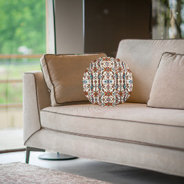 Fabulous Fall and Blue Rund Kudde