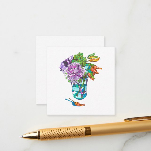 Fabulous Fall Vegetal Bouquet Tilläggskort (Fram/Back In Situ)