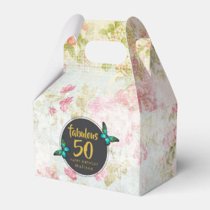 Fabulous Femty Butterfly on Vintage Collage Presentaskar