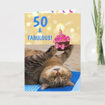 Fabulous femty Cat Birthday