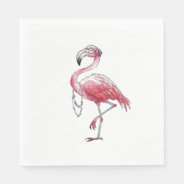 Fabulous Flamingo Pappersservett