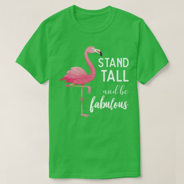 Fabulous Flamingo T Shirt (Design framsida)