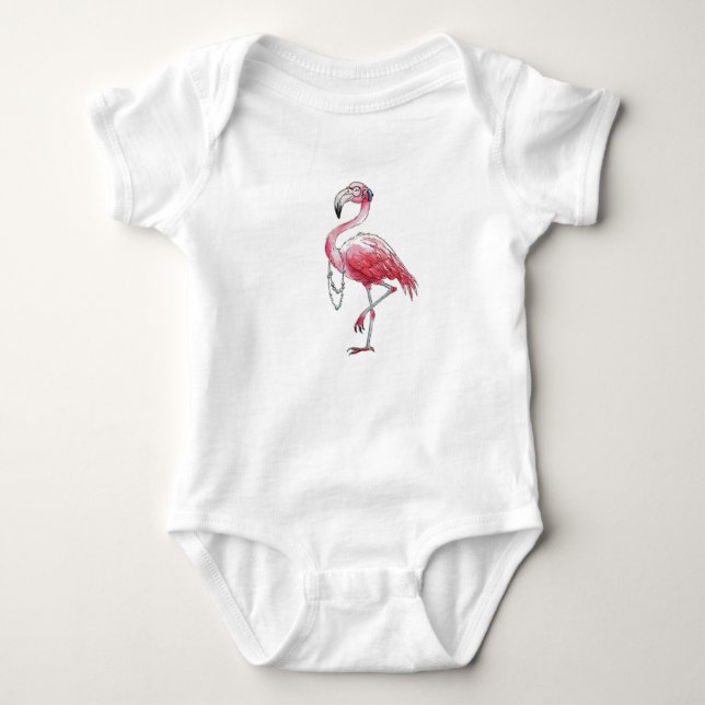 Fabulous Flamingo T Shirt (Framsida)