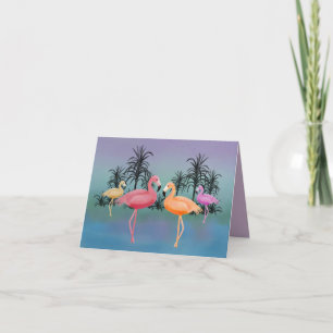 Fabulous Flamingos Kort