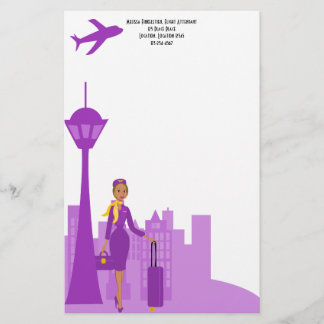Fabulous Flight Attendant Brevpapper