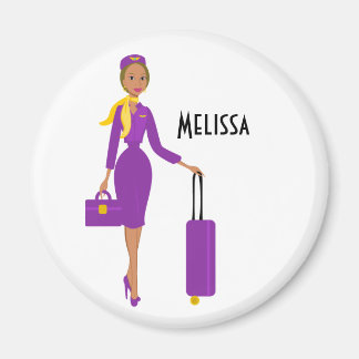 Fabulous Flight Attendant Magnet