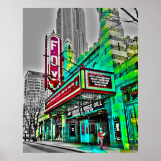 Fabulous Fox Theater Atlanta Georgia Poster