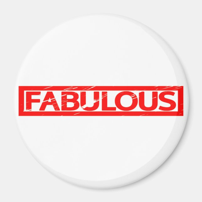 Fabulous Frimärke Magnet (Framsidan)
