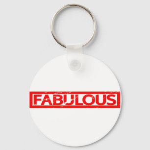 Fabulous Frimärke Nyckelring