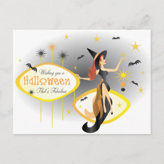 Fabulous Halloween Helg Vykort