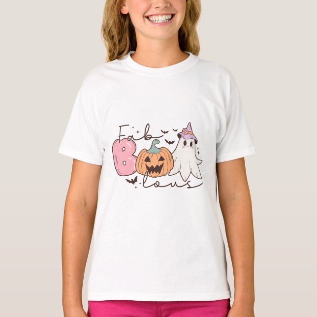 Fabulous Halloween T Shirt (Framsida)