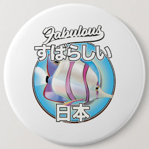 Fabulous Japans logotyp för ängelfisk Knapp