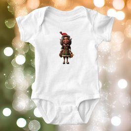 Fabulous jul Elf Baby Bodykostym T Shirt