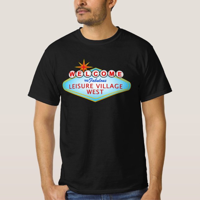 Fabulous Leisure Village Väster T-Shirt (Framsida)