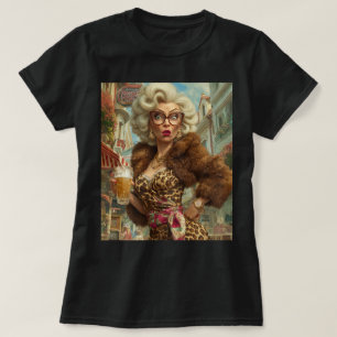 Fabulous Leopard Dam Attitude T Shirt
