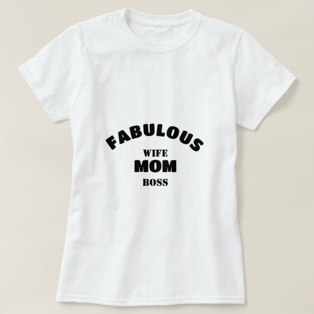 Fabulous-Maka, Mamma, Chef Personlig-mall T Shirt (Design framsida)