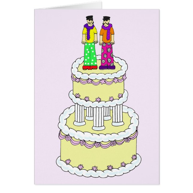 Fabulous Male par Bröllop Grattisar Hälsningskort (Framsidan)