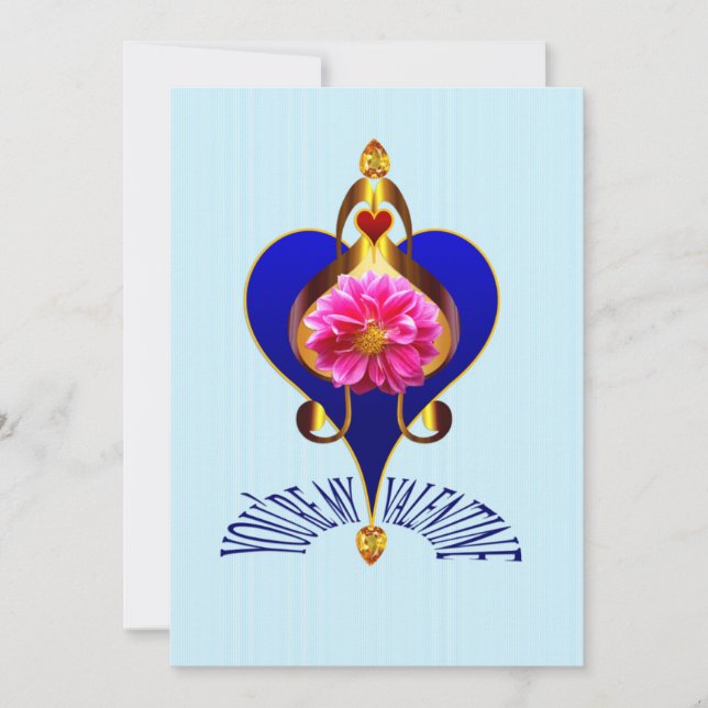 Fabulous My Valentine Design Valentine Day Card Julkort (Framsida)