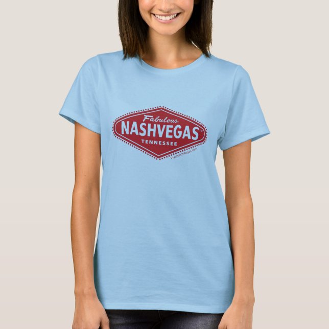 Fabulous NASHVEGAS TM Diamond Logotyp Tee (Framsida)