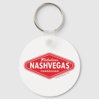 Fabulous NASHVEGAS TM Logotyp Keychain Nyckelring