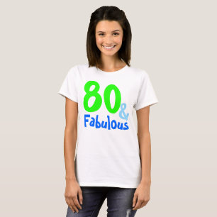 Fabulous Neon Birthday Tee Shirt