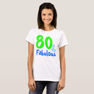 Fabulous Neon Birthday Tee Shirt