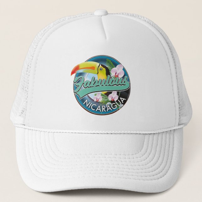 Fabulous Nicaragua toucan logotyp Keps (Framsida)