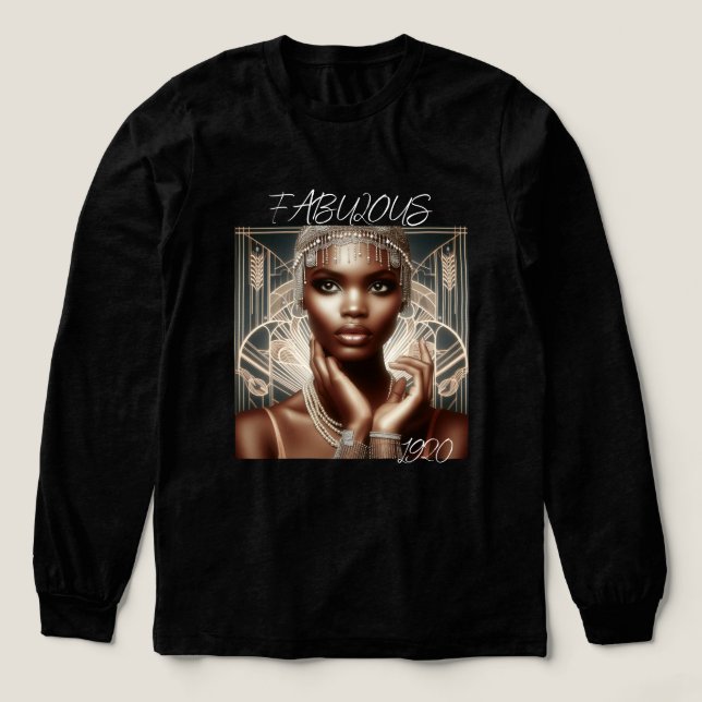 Fabulous Noir t-shirt (Design framsida)