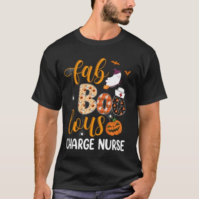Fabulous Nurse Costume Faboolous Charge Nurse Hall T Shirt (Framsida)