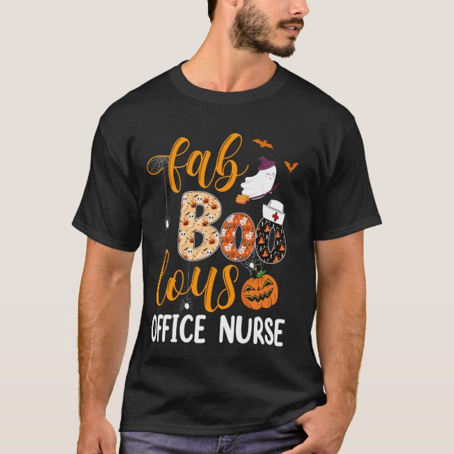 Fabulous Nurse Costume Faboolous Office Nurse Hall T Shirt (Framsida)