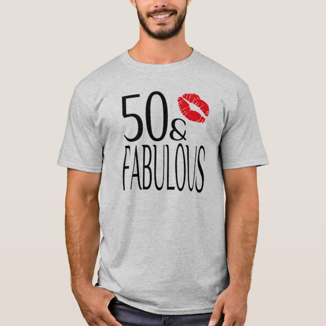 Fabulous och femtio tee shirt (Framsida)
