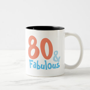 Fabulous Retro Birthday Två-Tonad Mugg
