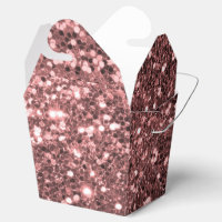 Fabulous Ro Guld Rosa Faux Glitter Gnistra