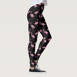 Fabulous Rosa Flamingo Watercolor Mönster Leggings