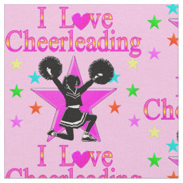 FABULOUS ROSA STAR CHEERLEADER FABRIC TYG