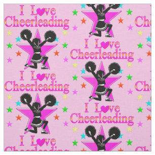 FABULOUS ROSA STAR CHEERLEADER FABRIC TYG