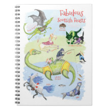 Fabulous Scottish Beasts notebook