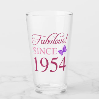 Fabulous sedan 1954 70:e födelsedagen glaskopp