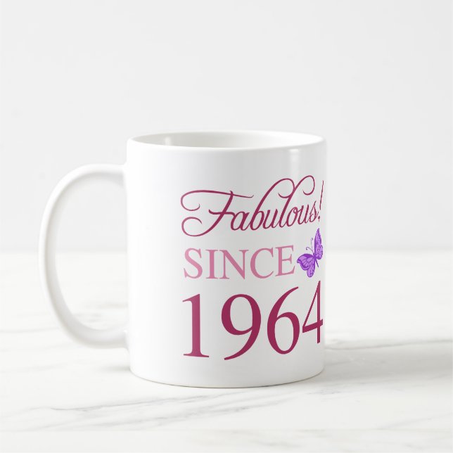 Fabulous sedan 1964 60:e födelsedagen kaffemugg (Vänster)
