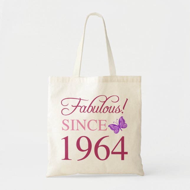 Fabulous sedan 1964 60:e födelsedagen tygkasse (Framsidan)