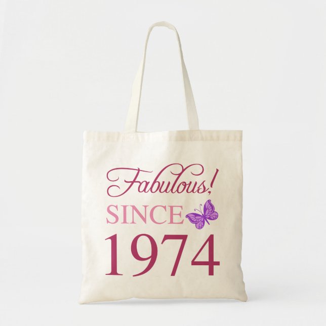 Fabulous sedan 1974 50:e födelsedagen tygkasse (Framsidan)