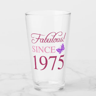 Fabulous sedan 1975 50:e födelsedagen glaskopp