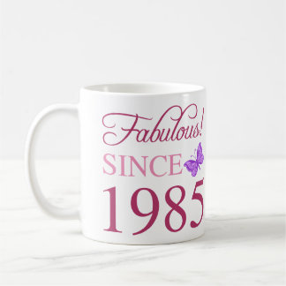 Fabulous sedan 1985 40:e födelsedagen kaffemugg