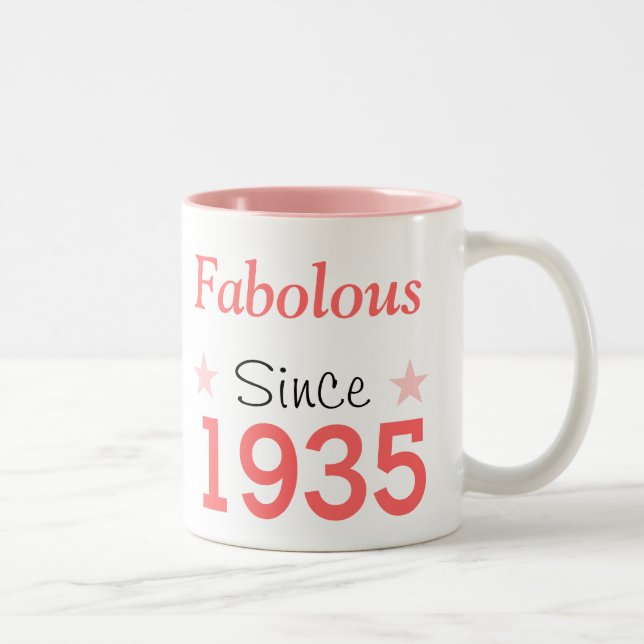 Fabulous Since 1935 Två-Tonad Mugg (Höger)