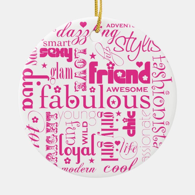 Fabulous Synonym BFF Ornament (Framsidan)