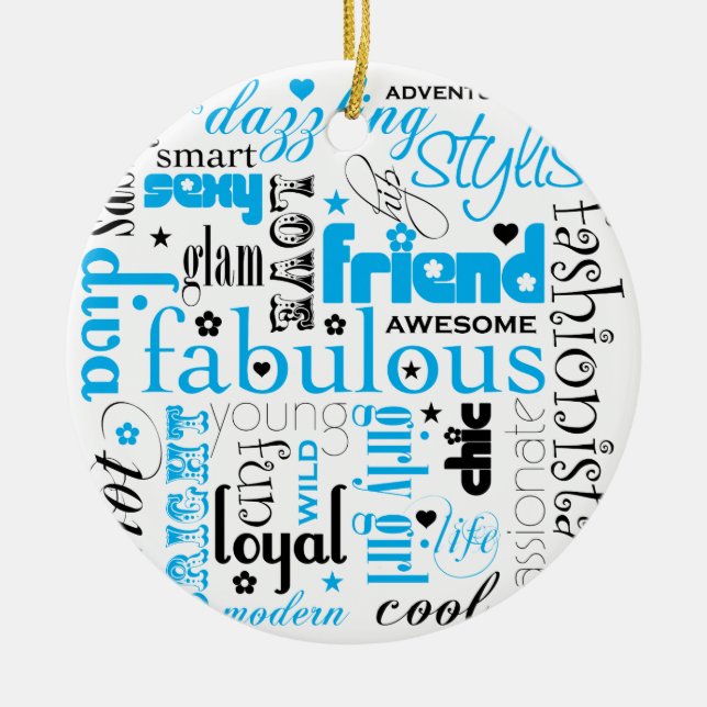 Fabulous Synonym BFF Ornament (Framsidan)
