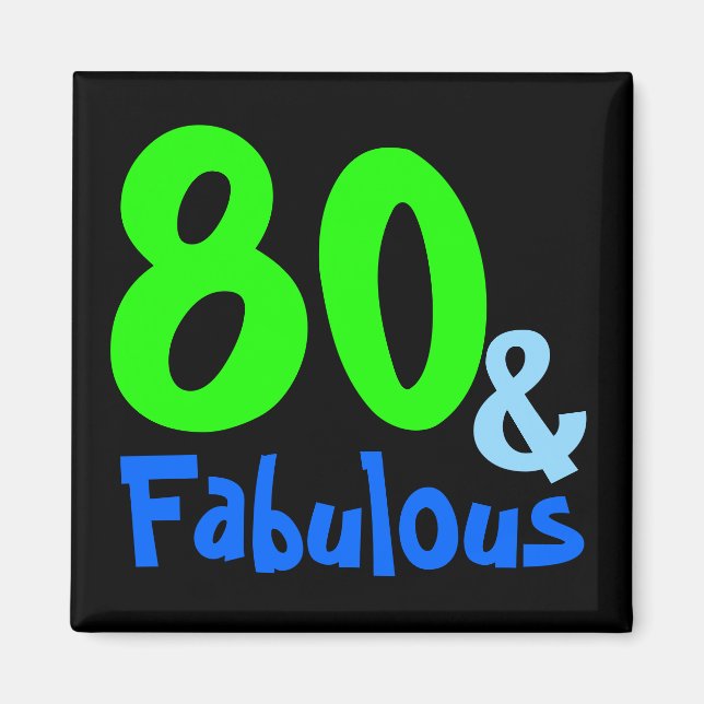 Fabulous Tropical Birthday Magnet (Framsidan)