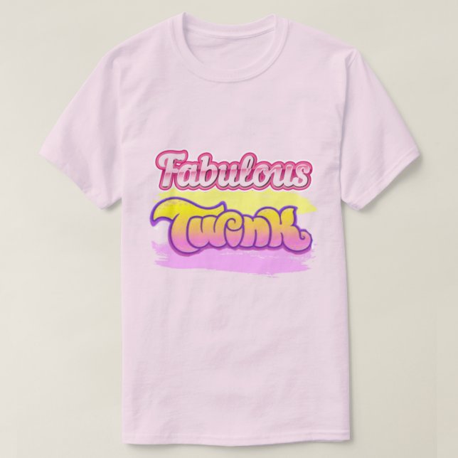 Fabulous Twink Pride Herrenskjorta Basic T Shirt (Design framsida)