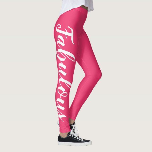 Fabulous Typography Leggings (Höger)